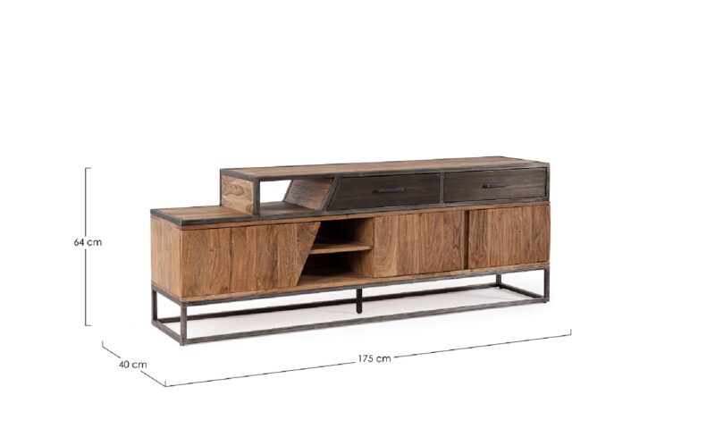 Janak - Mueble T.V. de 175 cm con 3P/2C - Imagen 6