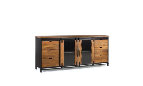 Aura - Aparador de 190 cm con 2P/6C
