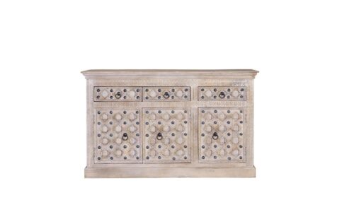 Guna - Aparador de 150 cm, con 3P/3C