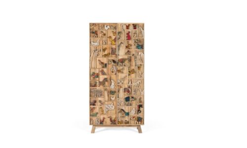 Satara - Armario/Alacena de 90 cm, con 2P