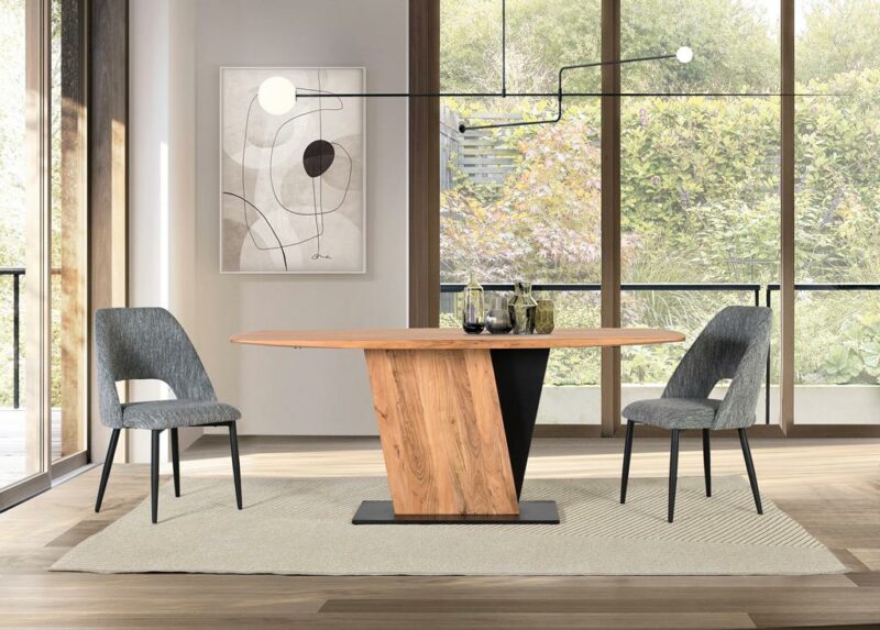 Girnar - Mesa fija de Comedor de 190 x 90 cm - Imagen 6