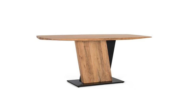 Girnar - Mesa fija de Comedor de 190 x 90 cm - Imagen 2