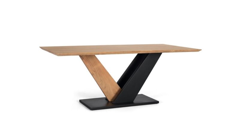 Jalori - Mesa fija de Comedor de 200 x 100 cm - Imagen 2