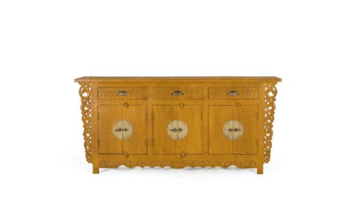 Kun - Aparador de 180 cm, con 6P/3C - Ocre