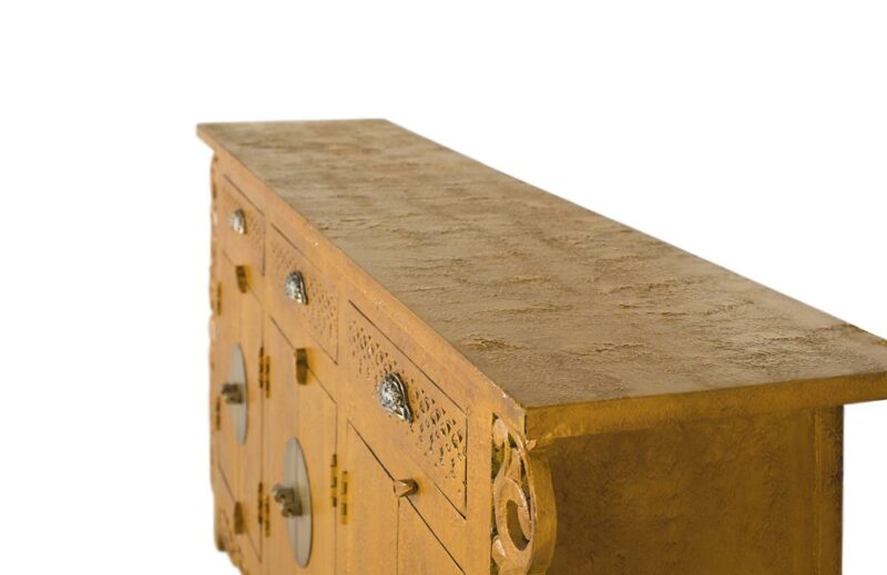 Kun - Aparador de 180 cm, con 6P/3C - Ocre - Imagen 4