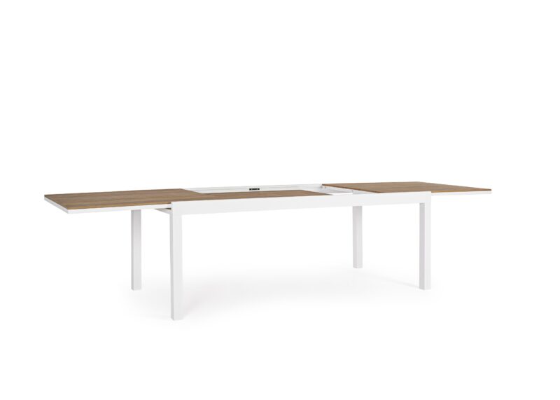 Elias - Mesa de exterior de 200 cm Blanco Ext. a 300 cm - Imagen 6