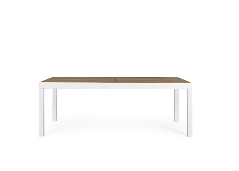 Elias - Mesa de exterior de 200 cm Blanco Ext. a 300 cm - Imagen 3
