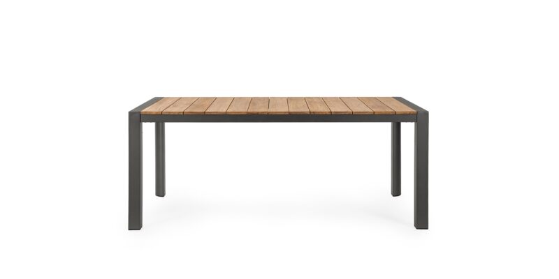 Cameron - Mesa de exterior de 180 cm Antracita/Teca - Imagen 2