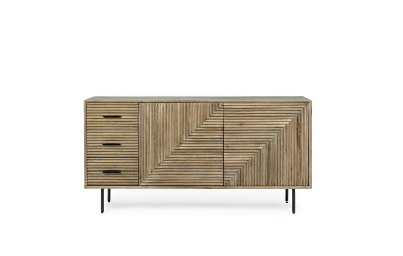 Darsey - Aparador de 160 cm, 2P/3C
