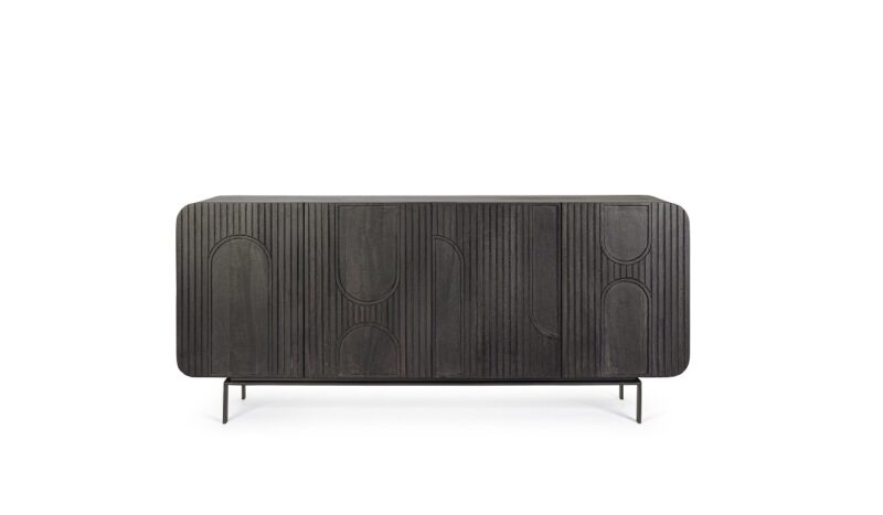 Orissa - Aparador de 180 cm con 4P Negro