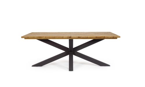 Palmdale - Mesa fija de 200 cm. Antracita