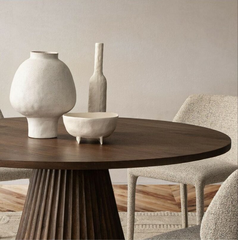 Orissa - Mesa de comedor de 120 x 120 cm - Imagen 7