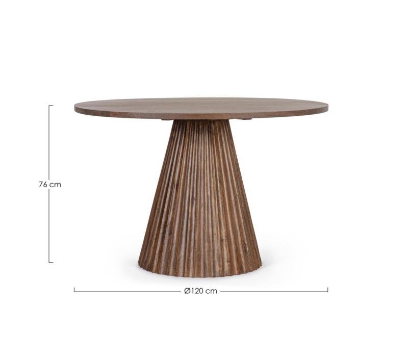 Orissa - Mesa de comedor de 120 x 120 cm - Imagen 3