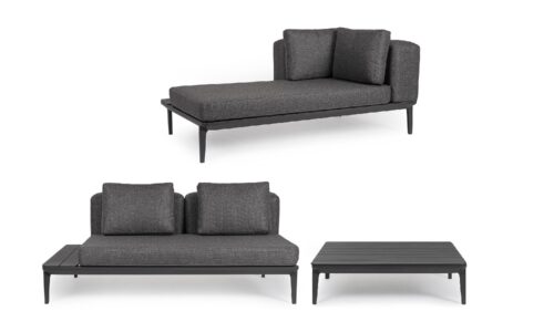 Matrix - Conjunto 2S/1C Antracita