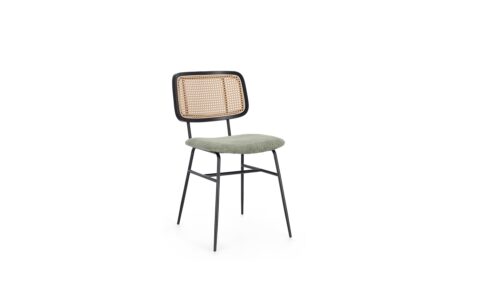Glenna - Silla Tapizado Verde