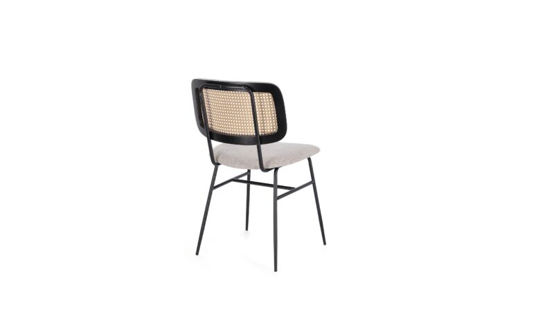 Glenna - Silla Tapizado Gris Claro - Imagen 3