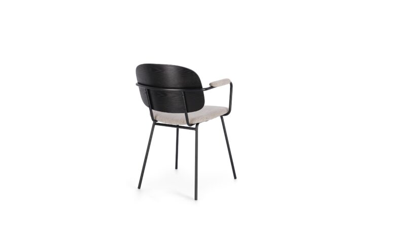 Sienna - Silla Tapizado Gris Claro - Imagen 3