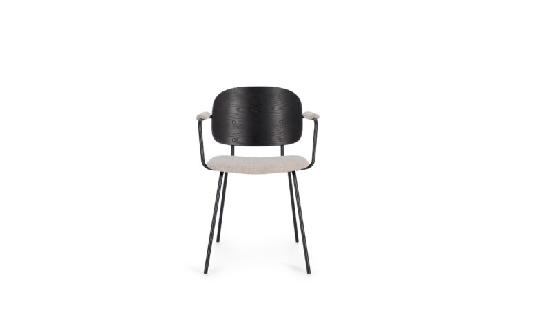 Sienna - Silla Tapizado Gris Claro - Imagen 2