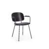 Sienna - Silla Tapizado Gris Oscuro