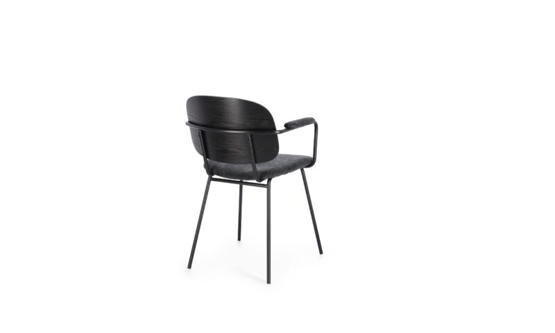 Sienna - Silla Tapizado Gris Oscuro - Imagen 3