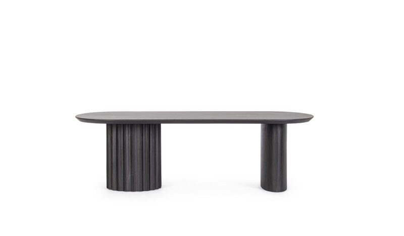 Orissa - Mesa de Centro de 130 x 65 cm Negro - Imagen 2