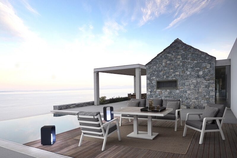 Truman - Mesa elevable de 140 cm - Blanco - Imagen 10