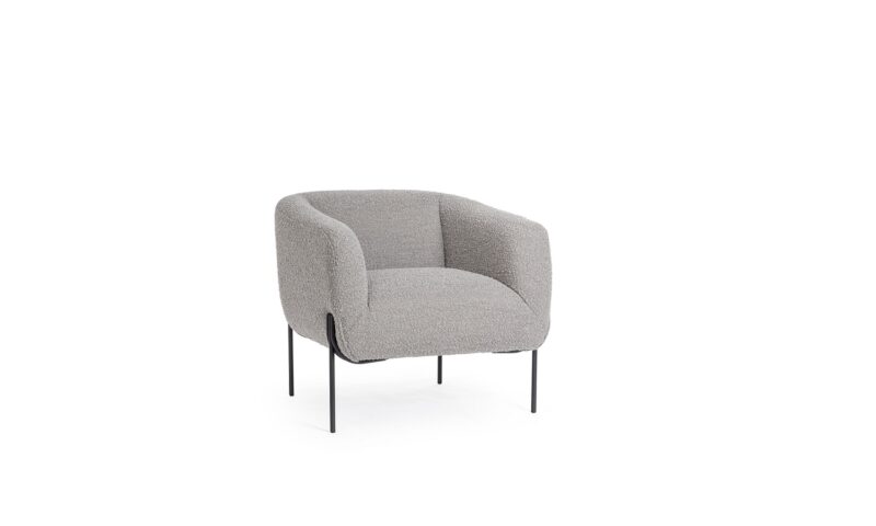 Claudine - Sillón Gris Bucle