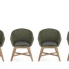 Coachella- Silla Verde (Pack de 4 uds.)