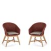 Coachella- Silla Scarlet (Pack de 2 uds.)