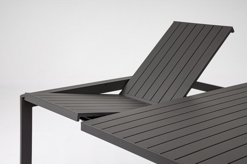 Kiplin - Mesa de exterior 149 cm Ext. a 149 - Antracita - Imagen 9