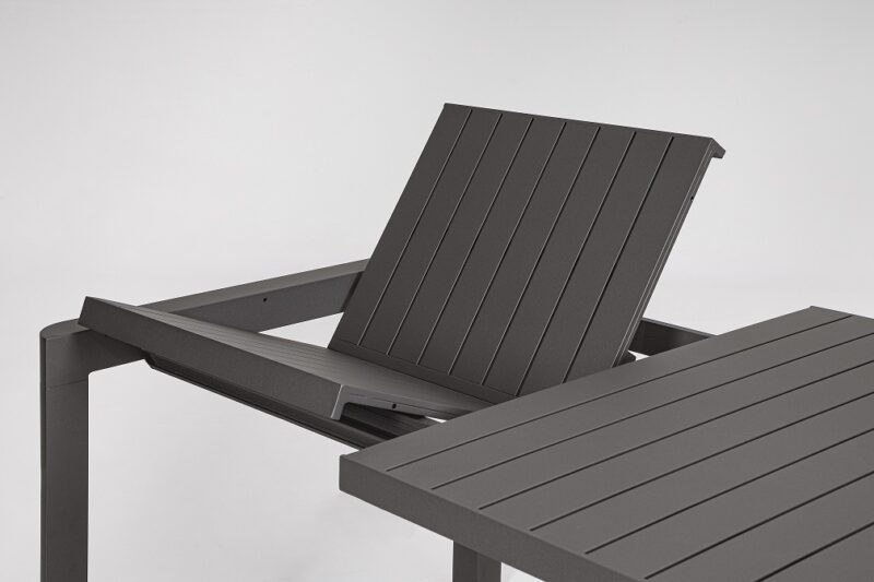 Kiplin - Mesa de 180 cm Ext. a 240 - Antracita - Imagen 7