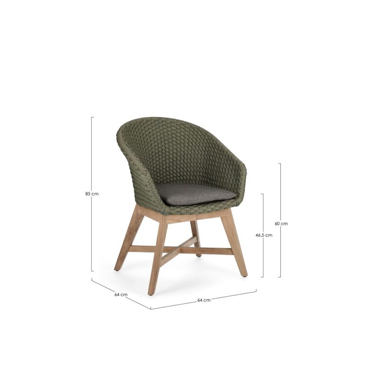 Coachella- Silla Verde (Pack de 4 uds.) - Imagen 6