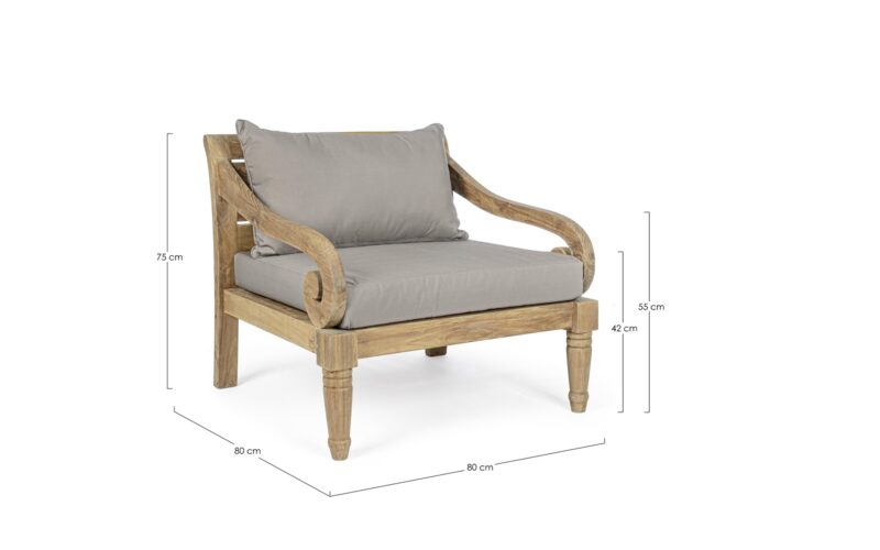 Karuba - Sillón de exterior Stone (Pack de 2 uds) - Imagen 7