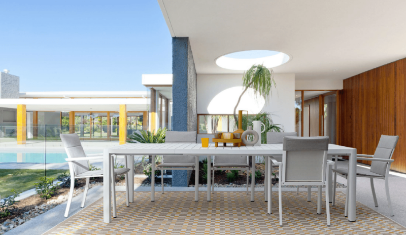 Kiplin - Mesa de 180 cm Ext. a 240 - Blanco - Imagen 9