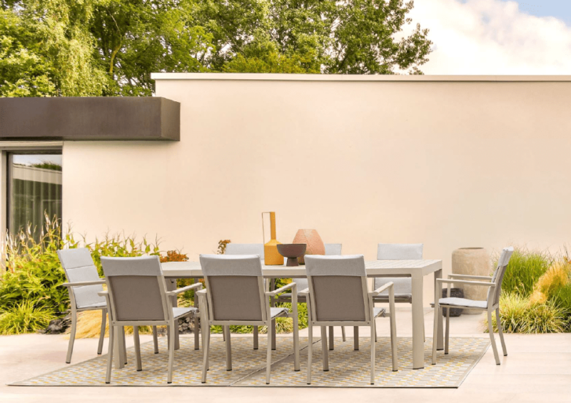 Kiplin - Mesa de exterior de 180 cm Ext. a 240 - Rastin - Imagen 9