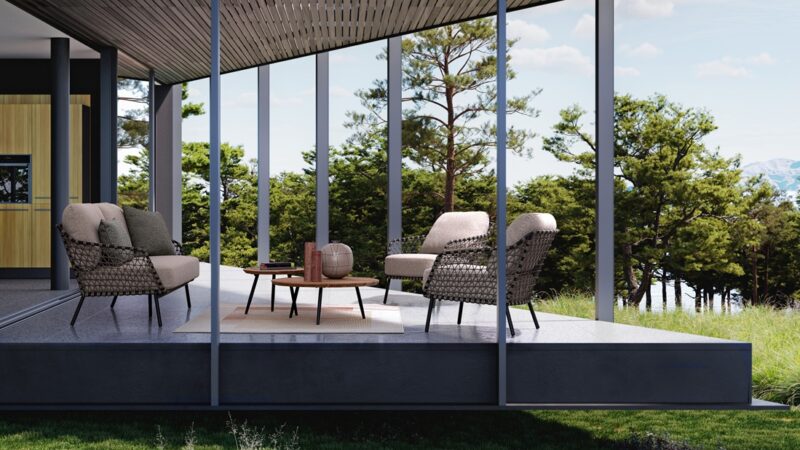 Ivissa - Sillón de exterior, Antracita/Taupe (Pack de 2 uds) - Imagen 12
