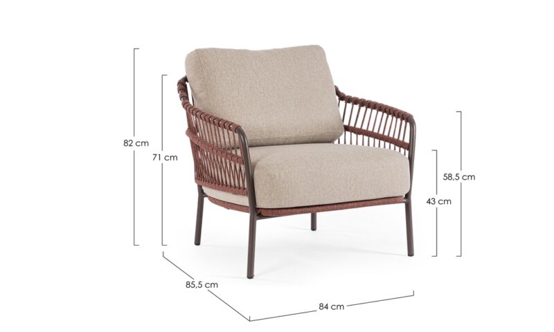 Talaia - Sillón de exterior, Java (Pack de 2 uds.) - Imagen 7