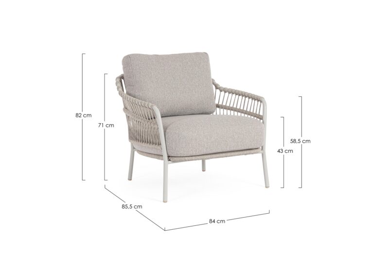 Talaia - Sillón de exterior, Frosty - Imagen 6