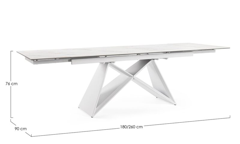 Aliisa - Mesa de 180 x 90 cm (Ext. 260) - Imagen 5