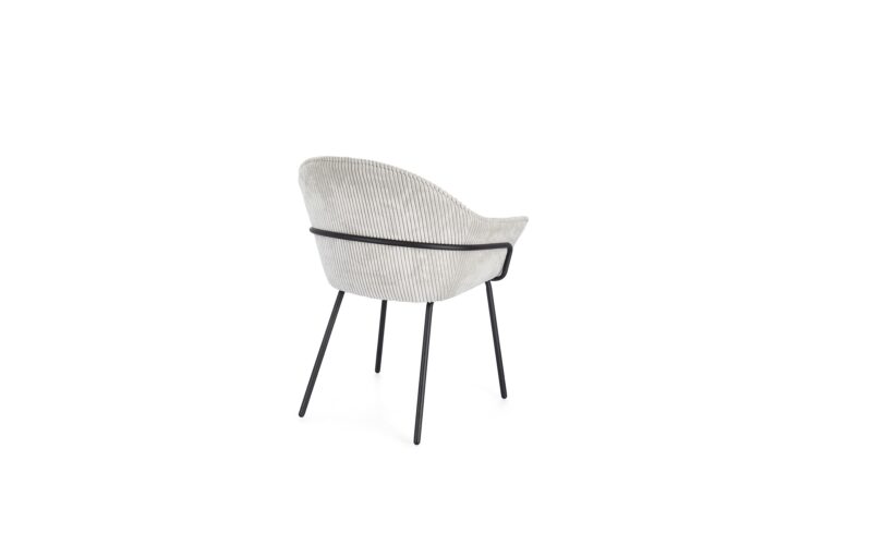 Cassidy - Sillón Gris claro/negro - Imagen 4