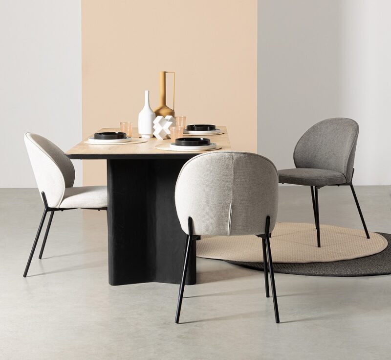 Wendy - Silla Negro/Gris - Imagen 9