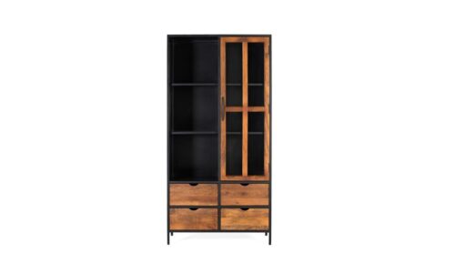 Licia - Vitrina de 90 cm, con 1P/4C