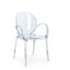Camilla - Silla con brazos - Transparente