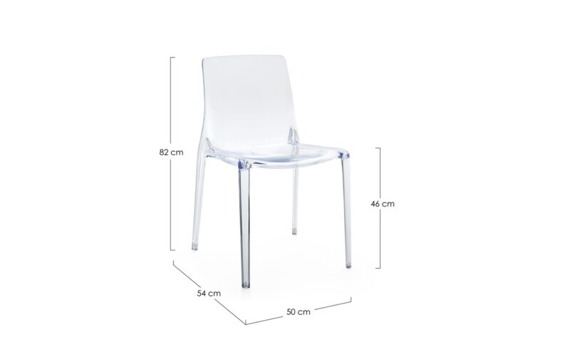 Adele - Silla  - Transparente - Imagen 7