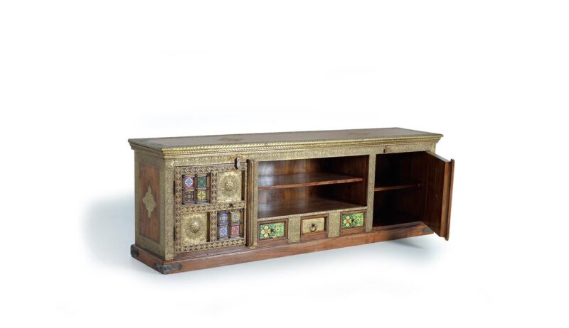 Madhya - Mueble TV de 180 cm, con 2P/3C - Imagen 2