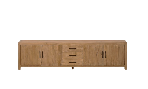 Sui - Mueble TV de 254 cm 4P/3C