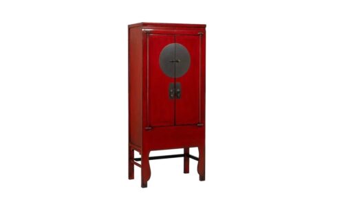Hebei - Armario de 83.5 cm 2P Rojo