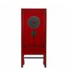 Hebei - Armario de 83.5 cm 2P Rojo