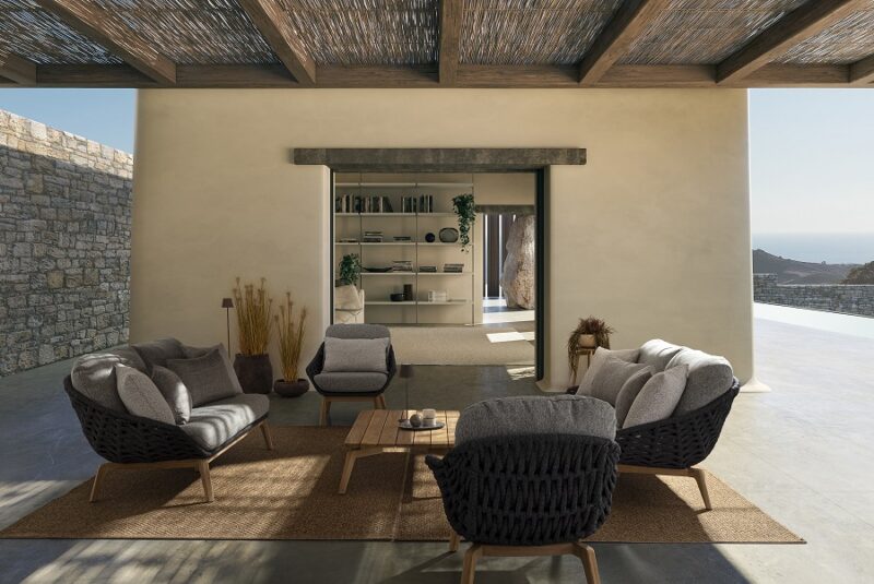 Tamires - Sillón de exterior Antracita - Imagen 10