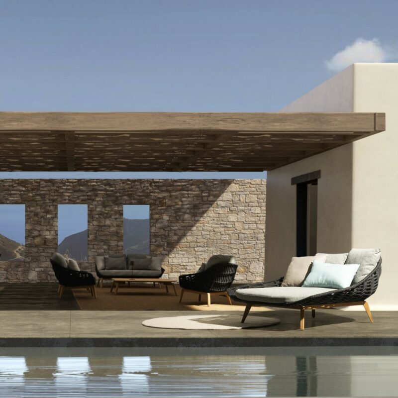 Tamires - Sillón de exterior Antracita - Imagen 12